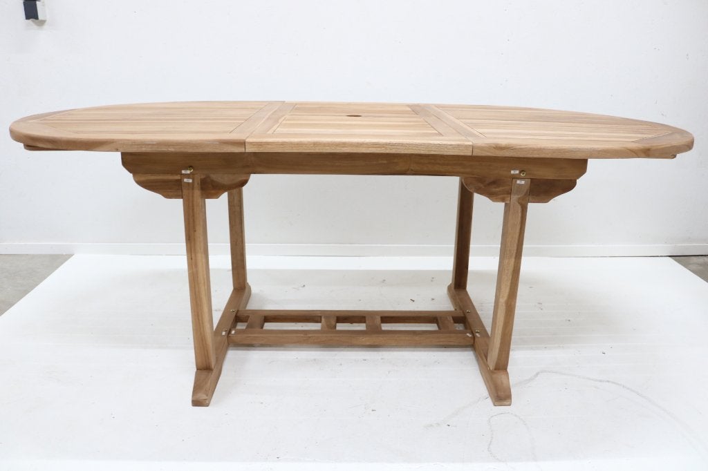 Teak Tafels Klassiek Ovaal Uitschuifbaar  Diverse Afmetingen, Ophalen, 50 tot 100 cm, Rechthoekig, Nieuw