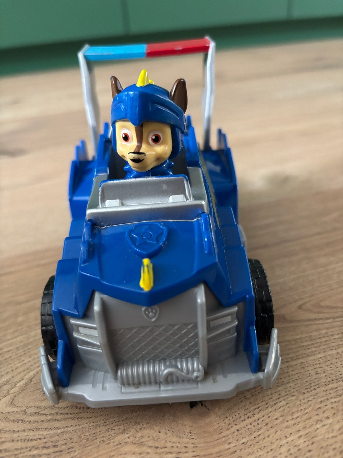 Paw Patrol Ridder Chase met voertuig, Kinderen en Baby's, Speelgoed | Speelgoedvoertuigen, Ophalen of Verzenden, Gebruikt