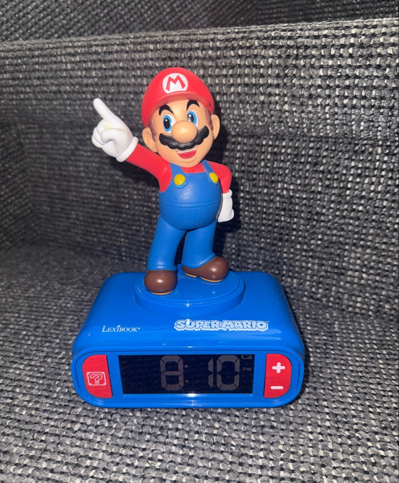 Super Mario Wekker - Lexibook Digitale Klok, Werkt op batterijen, Ophalen of Verzenden, Zo goed als nieuw, Digitaal