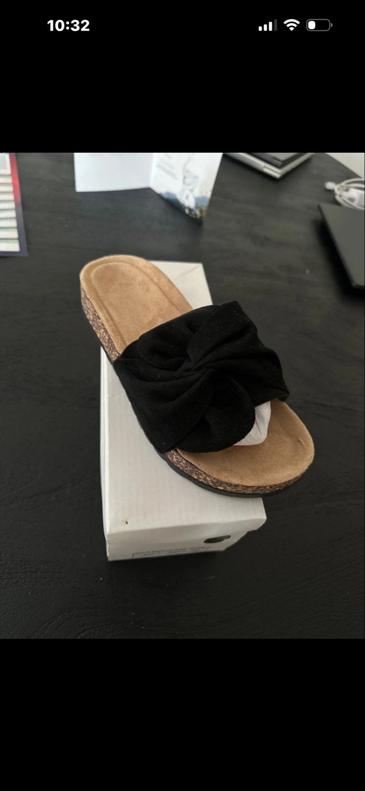 Restpartij slippers, Ophalen, Nieuw, Zwart, Slippers