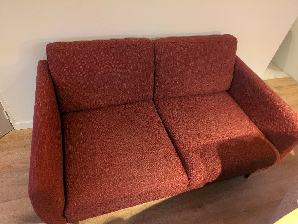 SMEDSTORP 2-zitsbank, Lejde rood/bruin/zwart, Ophalen, Gebruikt, 150 tot 200 cm, Tweepersoons