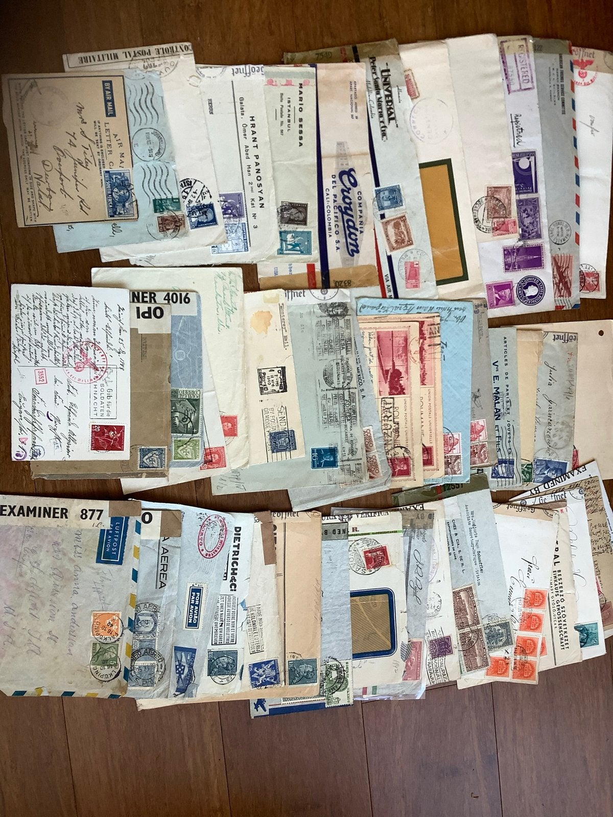 Collectie v 260 historische brieven CENSUUR & VELDPOST WOII, Ophalen of Verzenden, Brief