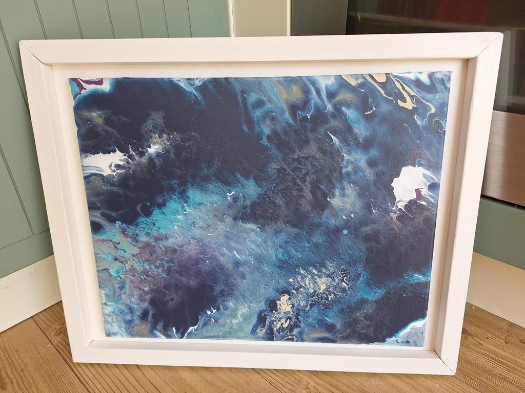 Schilderij, Ophalen, Zo goed als nieuw, Hout, 75 cm of meer