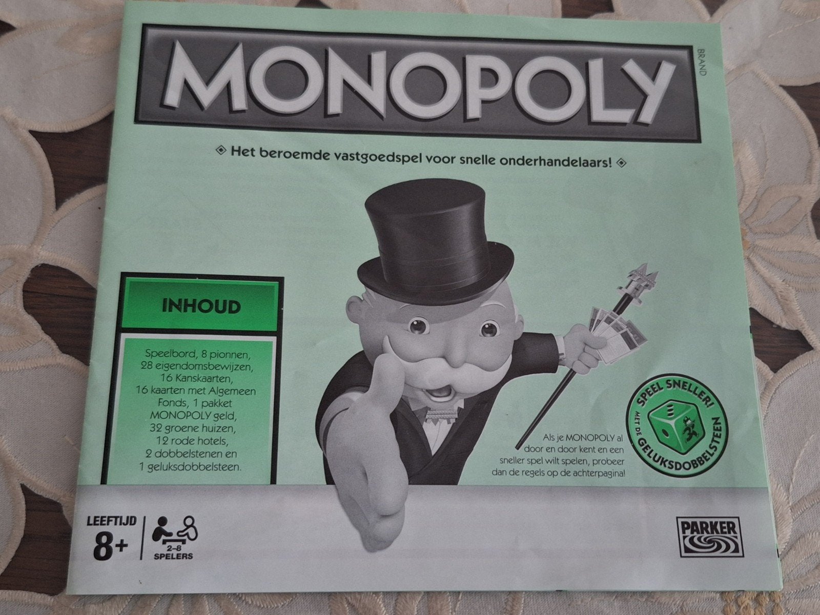 Onderdeel. Monopoly. Spelregel Boekje., Verzamelen, Ophalen of Verzenden, Zo goed als nieuw