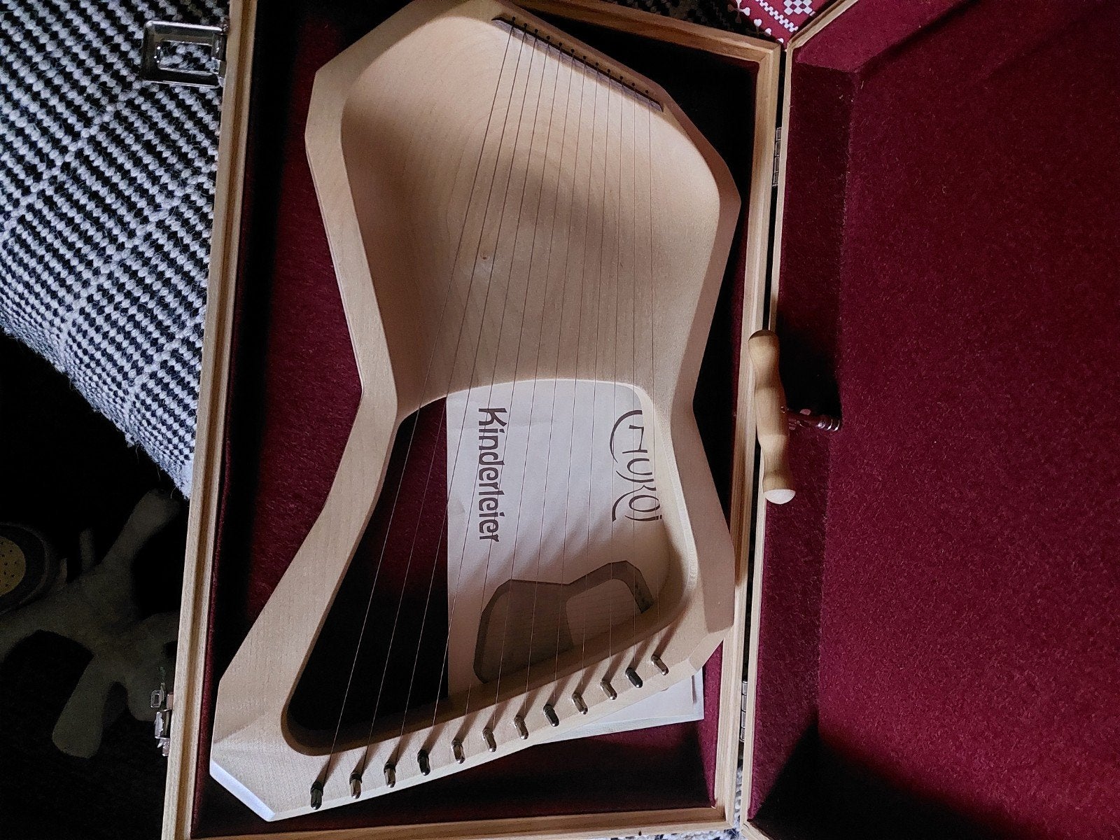 Choroi kinderharp met 12 snaren - Zo goed als nieuw, Ophalen of Verzenden, Zo goed als nieuw, Harp