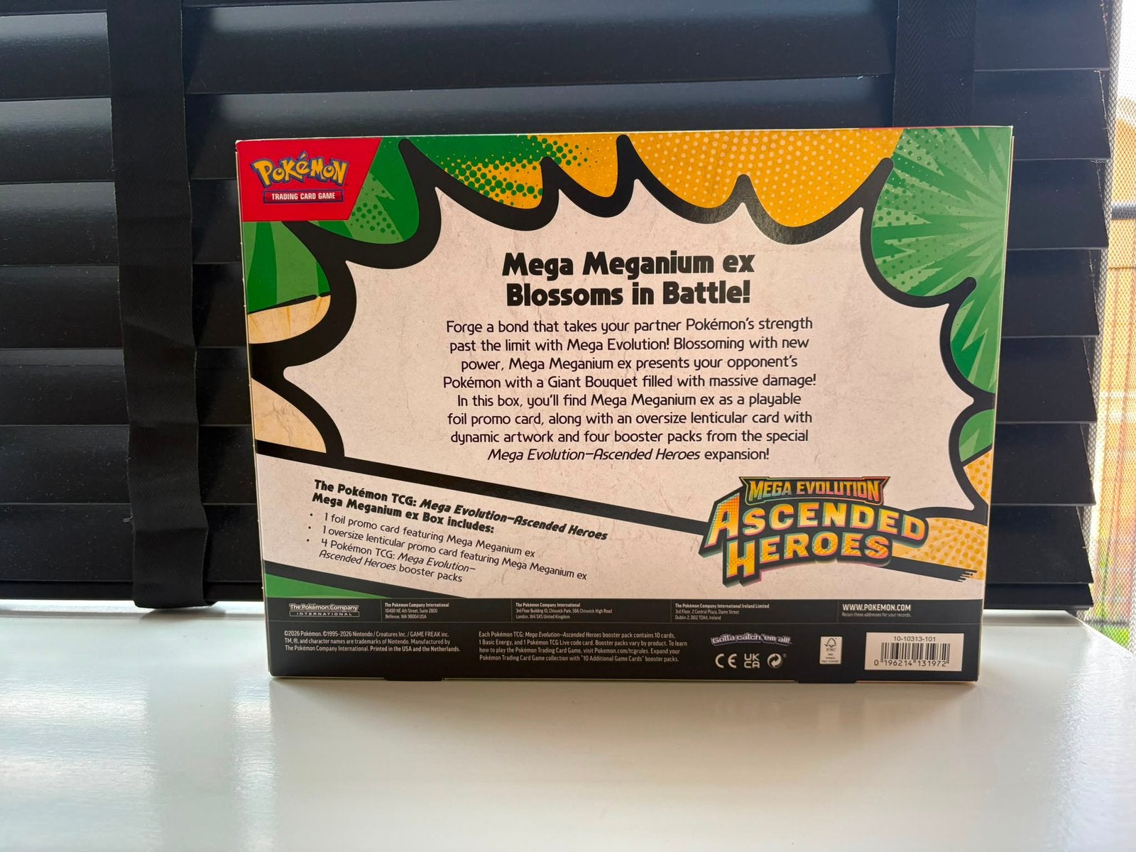 Pokemon Ascended Heroes MEGA MEGANIUM ex box, Ophalen of Verzenden, Nieuw
