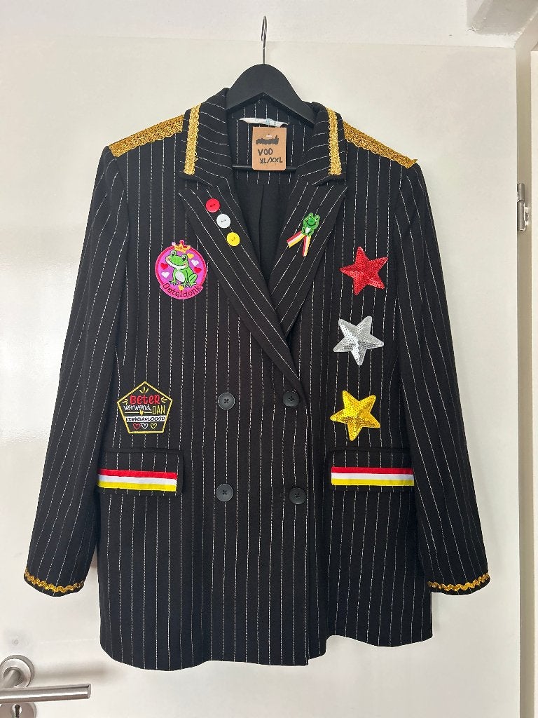 Oeteldonk dames jasje - Maat XL/XXL, Carnaval, Maat 46/48 (XL) of groter, Ophalen of Verzenden, Zo goed als nieuw