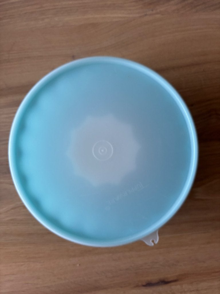 Tupperware puddingvorm, zo goed als nieuw, Ophalen of Verzenden, Zo goed als nieuw, Blauw, Schaal