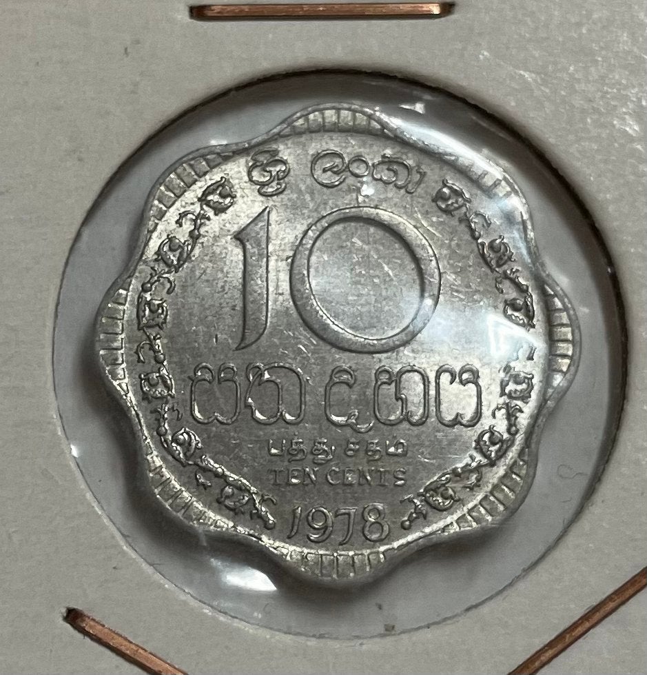 10 cent Sri Lanka 1978, Postzegels en Munten, Ophalen of Verzenden, Zuid-Azië