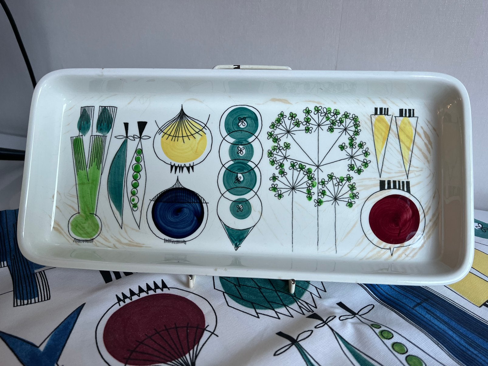 Vintage Groot Rörstrand Picknick Ovenschaal M. Westman NO 32, Ophalen of Verzenden