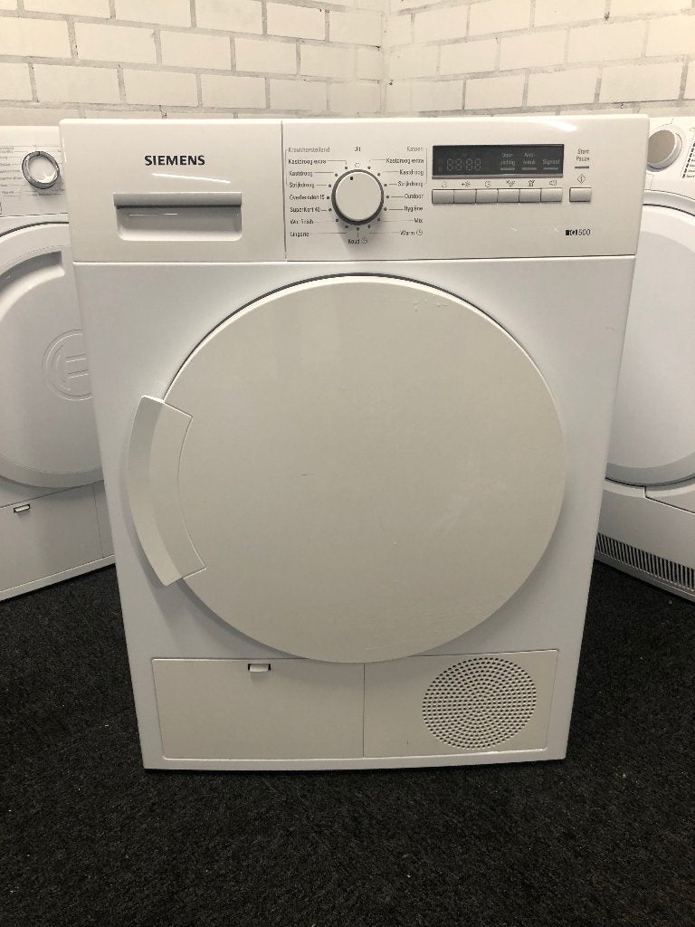 €249 8kg condensdroger Siemens iQ500 venlo panningen kessel, Ophalen, Minder dan 85 cm, Anti-kreukfase, 8 tot 10 kg
