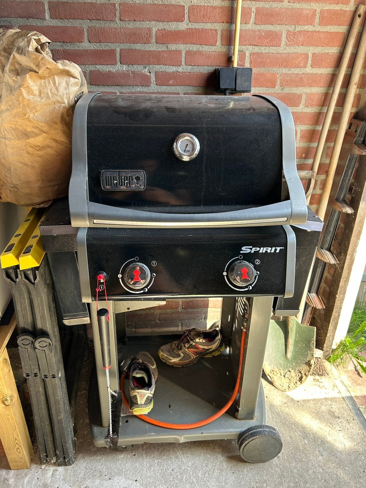 Weber spirit bbq, Tuin en Terras, Gasbarbecues, Ophalen, Gebruikt