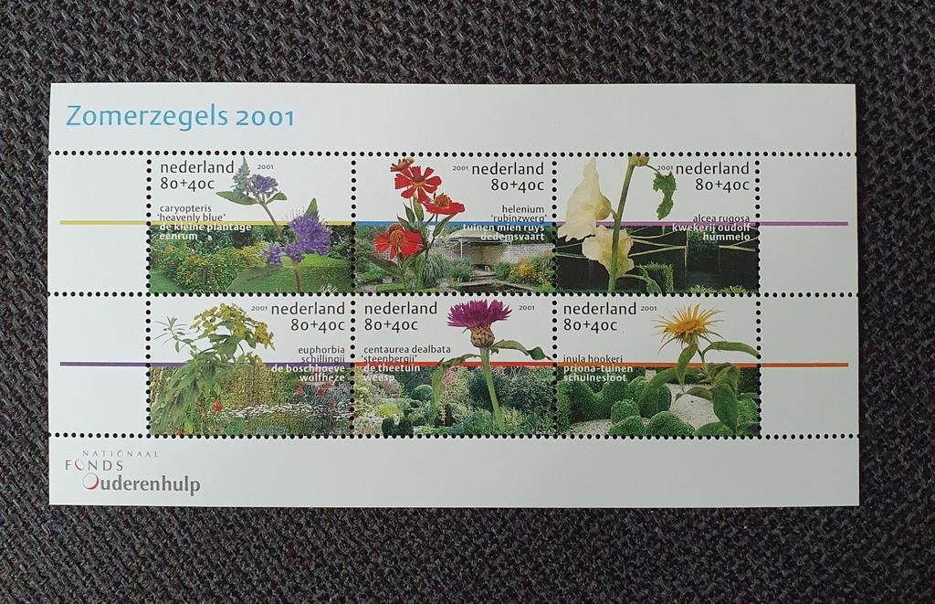 Nederland 2001, NVPH 1973 Zomerzegels tuinen, Ophalen of Verzenden
