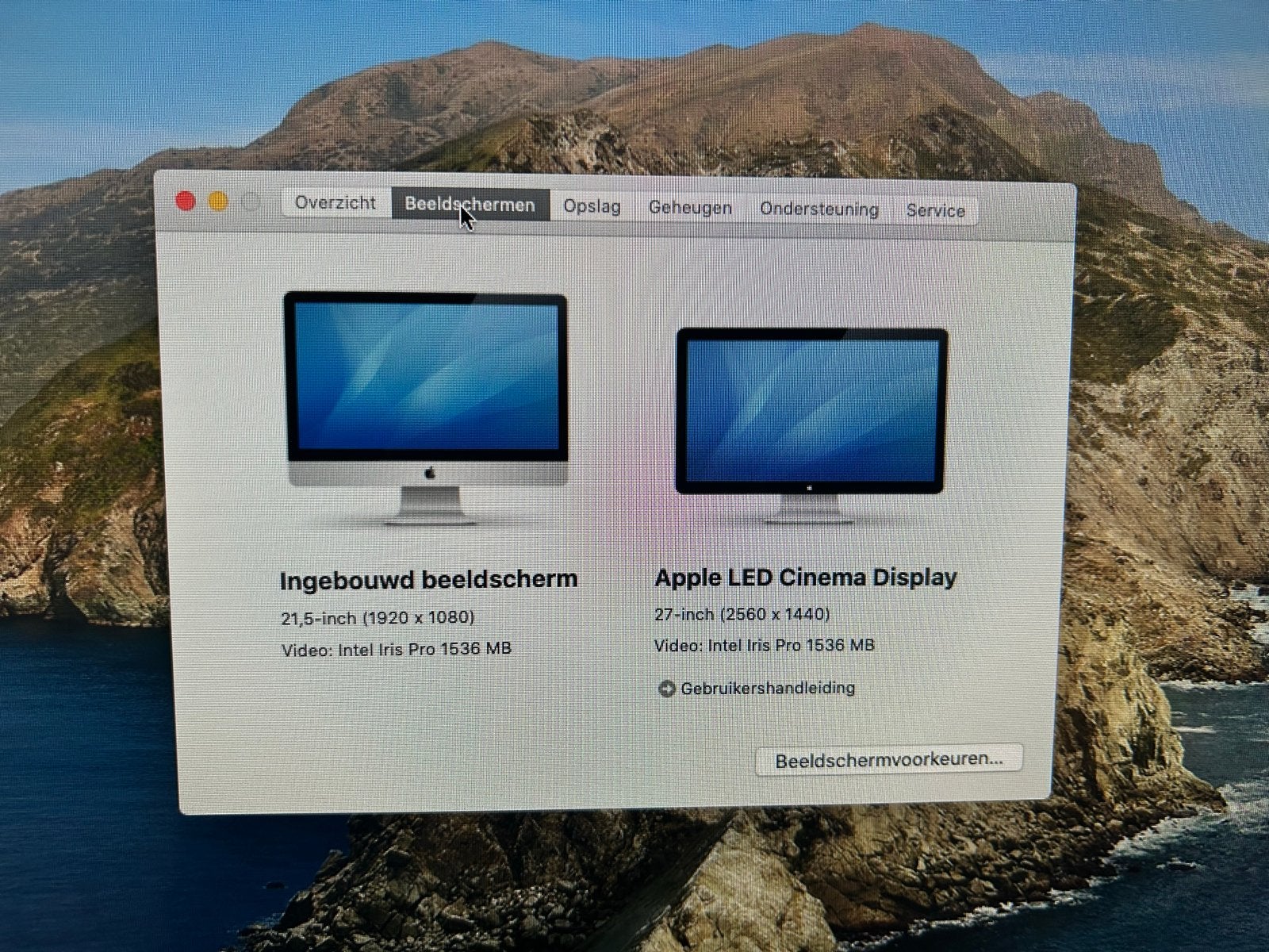 Apple iMac 21.5-inch & LED Cinema Display (27-inch), Computers en Software, Apple Desktops, Gebruikt, iMac, HDD, 2 tot 3 Ghz, 8 GB