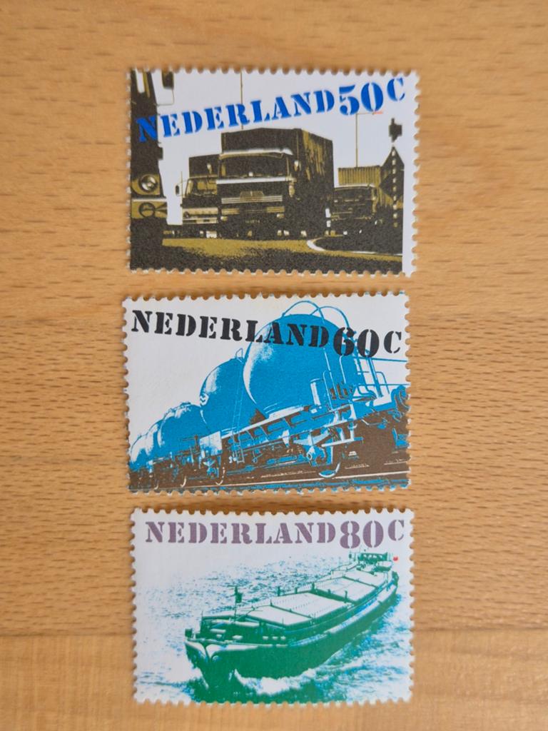 Nederland 1980 verkeer en vervoer, Ophalen of Verzenden, Na 1940, Postfris