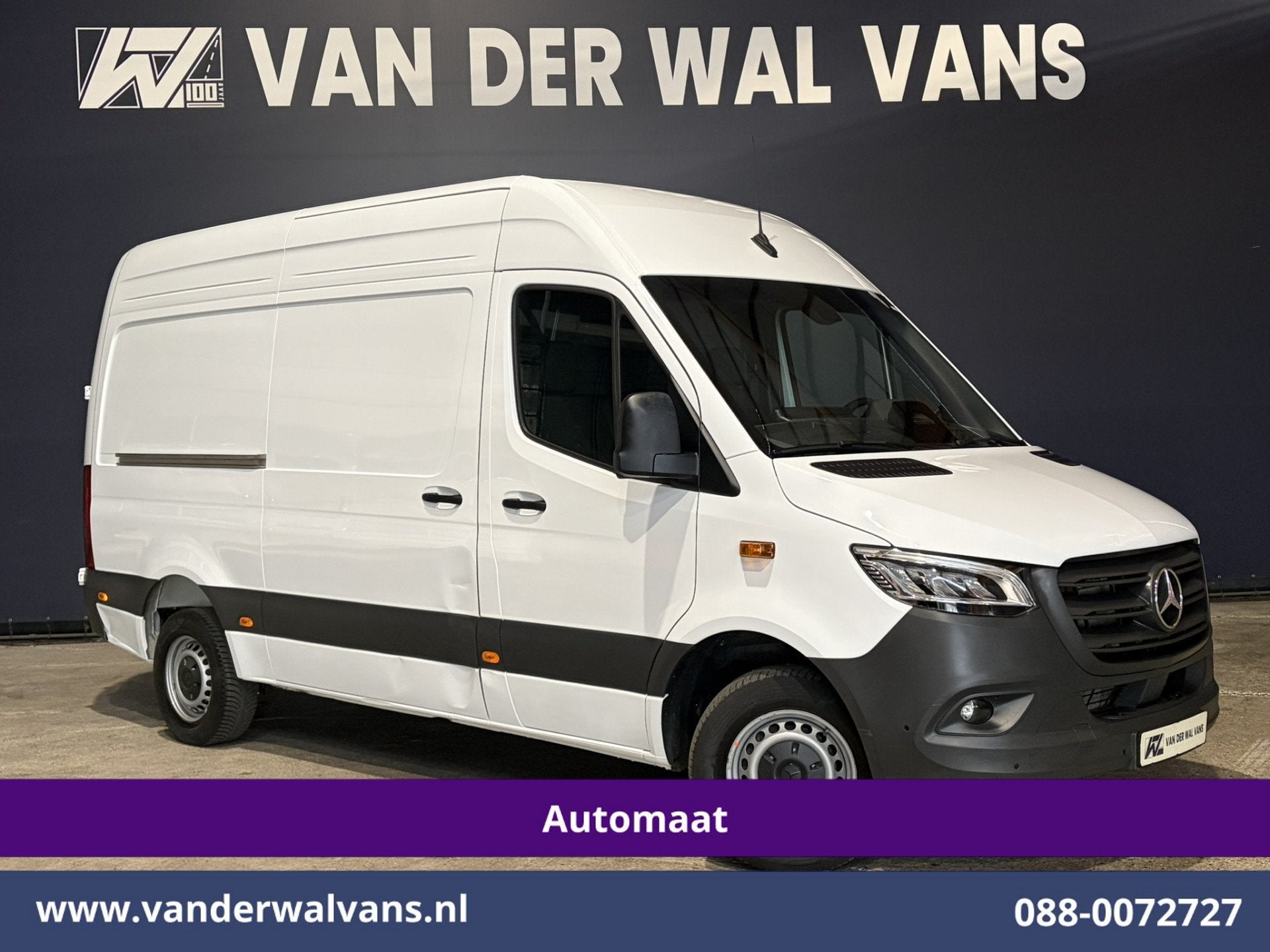 Mercedes-Benz Sprinter 317 CDI 170pk 9G-Tronic Automaat L2H2, Auto's, Automaat, Gebruikt, 4 cilinders, 2000 kg