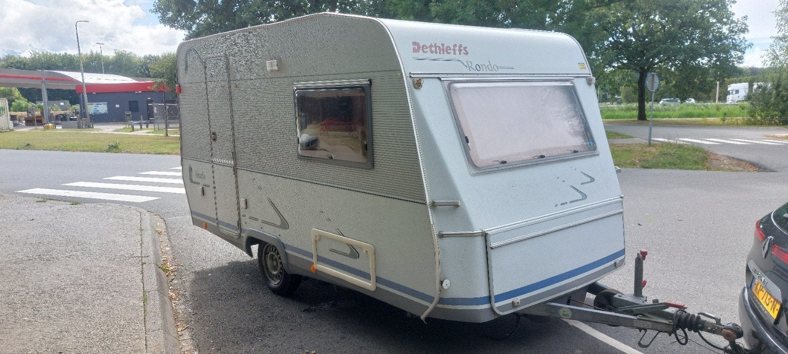 Dethleffs Rondo 400, bj 97 voortent uitbouw en luifel, Rondzit, Tot en met 2, Particulier, Dethleffs