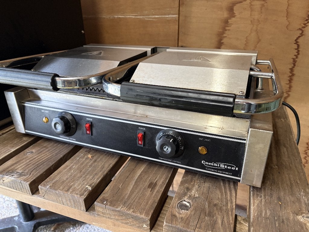 Tosti-ijzer - Horeca (dubbele grill), Witgoed en Apparatuur, Contactgrills, Gebruikt, Ophalen