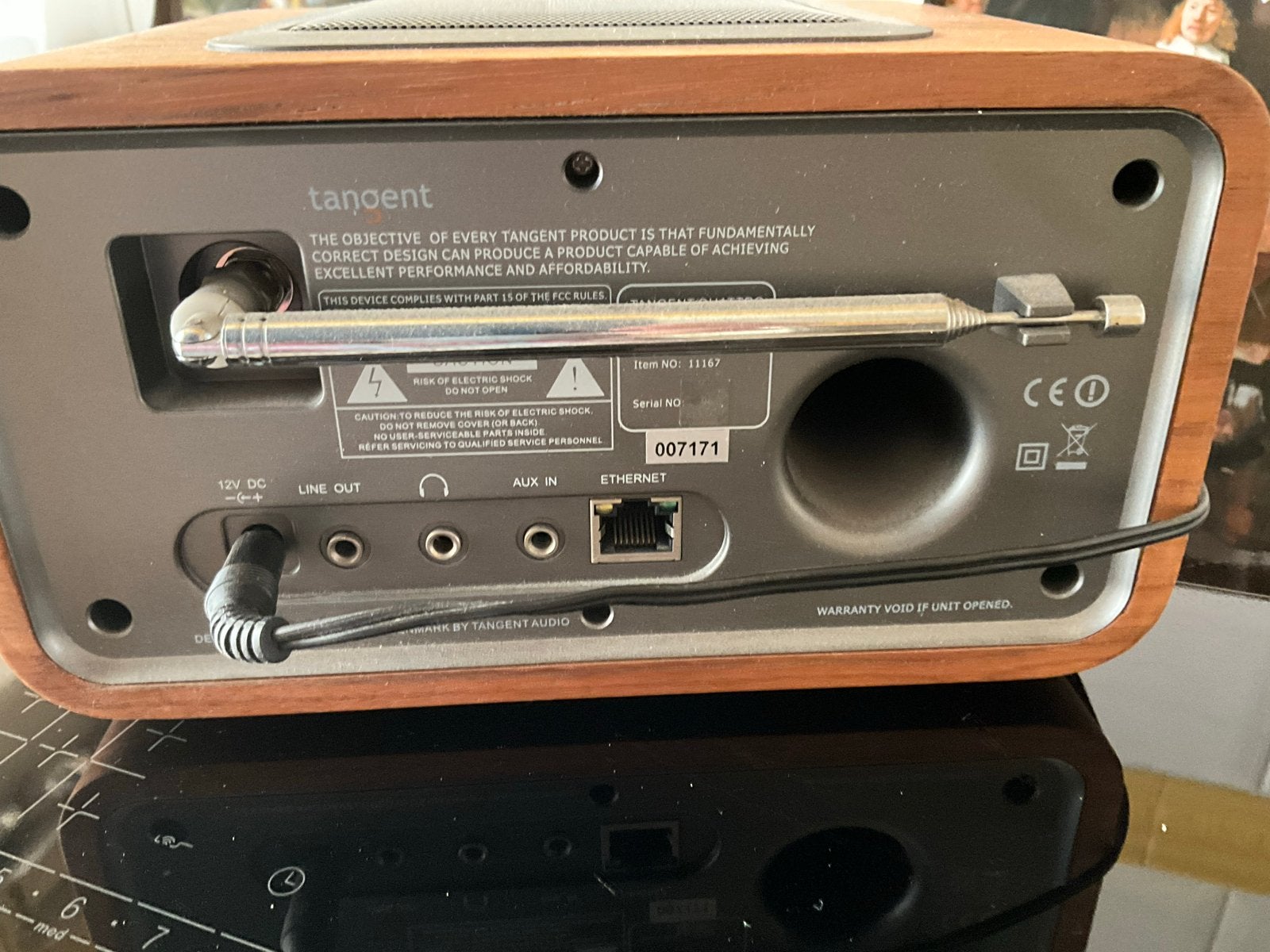 Tangent Quattro Internetradio met DAB+/FM en AUX, Verzenden, Zo goed als nieuw, Radio