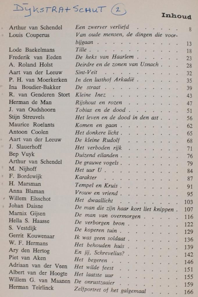 Boeken uit onze eeuw (1971), Verzenden, Gelezen, Nederland