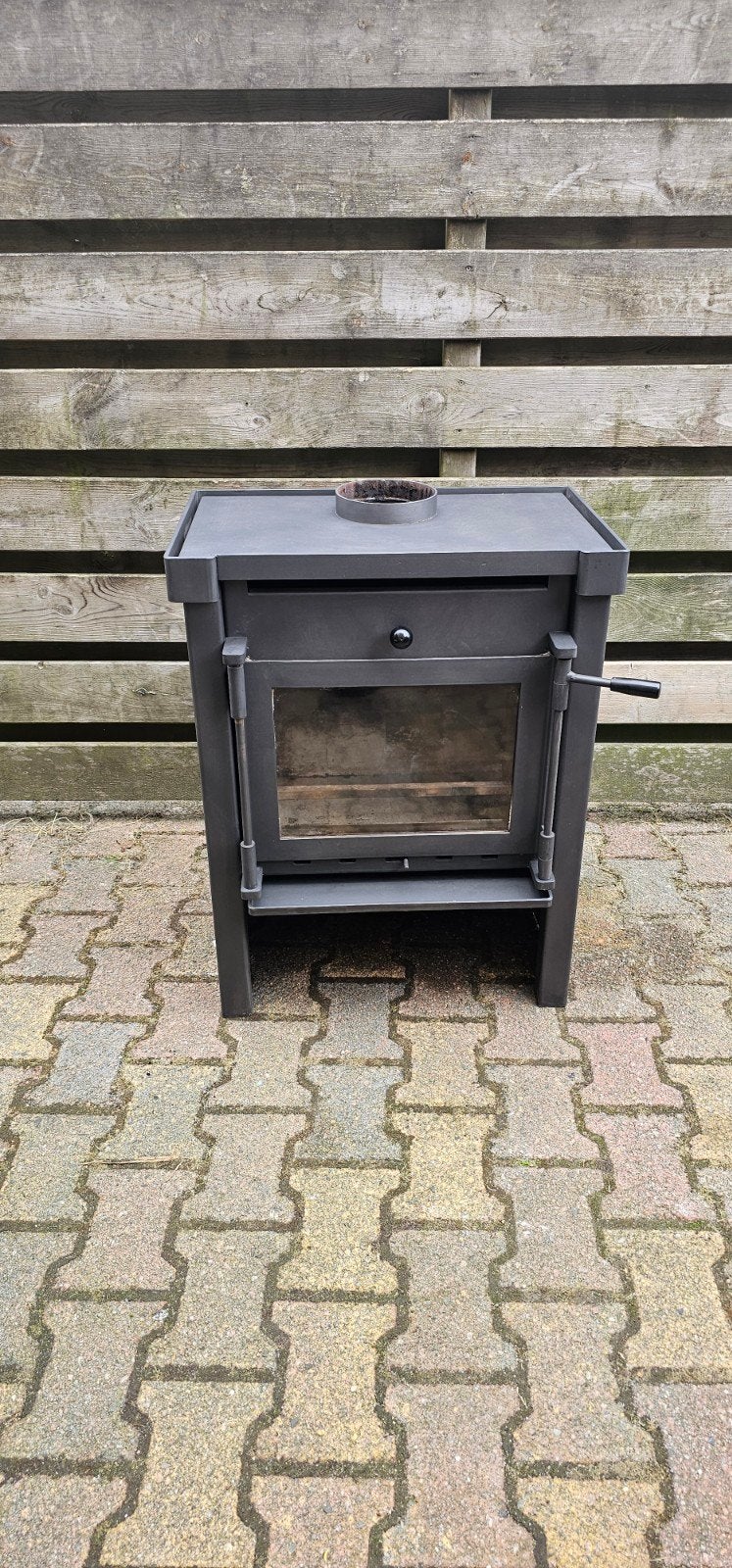 janus 9 houtkachel, Huis en Inrichting, Ophalen, Houtkachel, Zo goed als nieuw, Vrijstaand