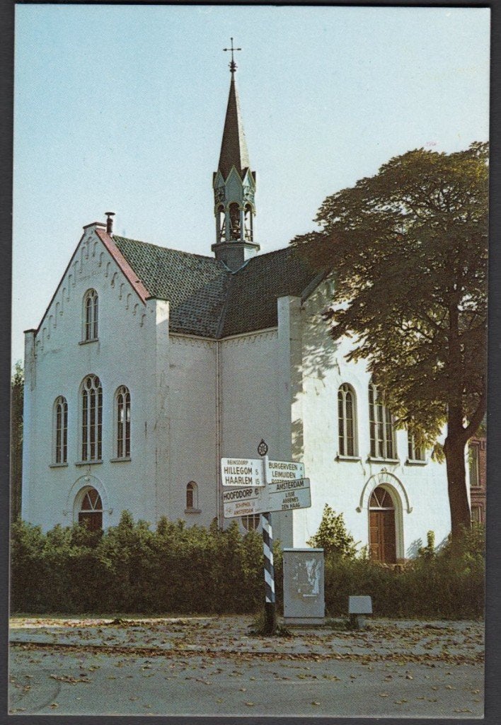 Nieuw Vennep NH Kerk Ongelopen Foto v.d. Ende, Ophalen of Verzenden, 1980 tot heden, Ongelopen, Noord-Holland
