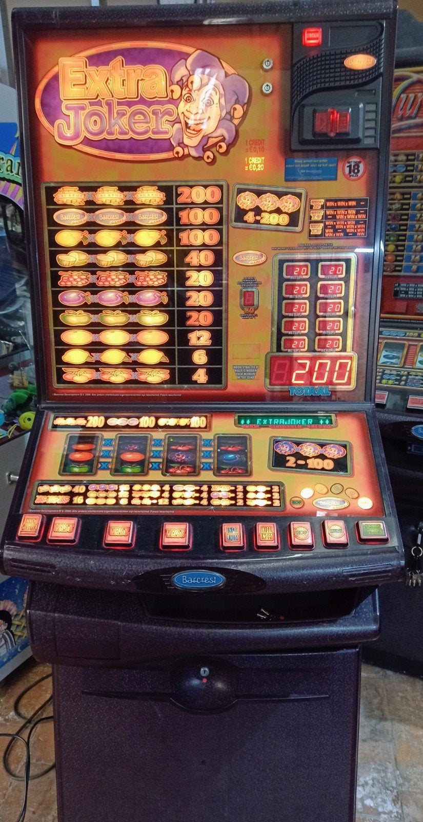 Extra Joker gokkast hoge korting, Verzamelen, Automaten | Gokkasten en Fruitautomaten, Euro, Ophalen, Gebruikt, Met sleutels
