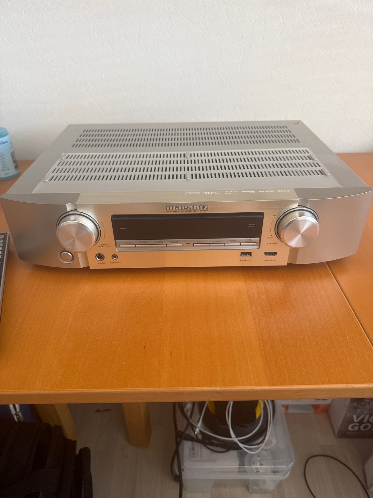 Marantz NR1604 AV Surround Receiver met afstandsbediening, Marantz, Gebruikt, Ophalen of Verzenden, 60 tot 120 watt