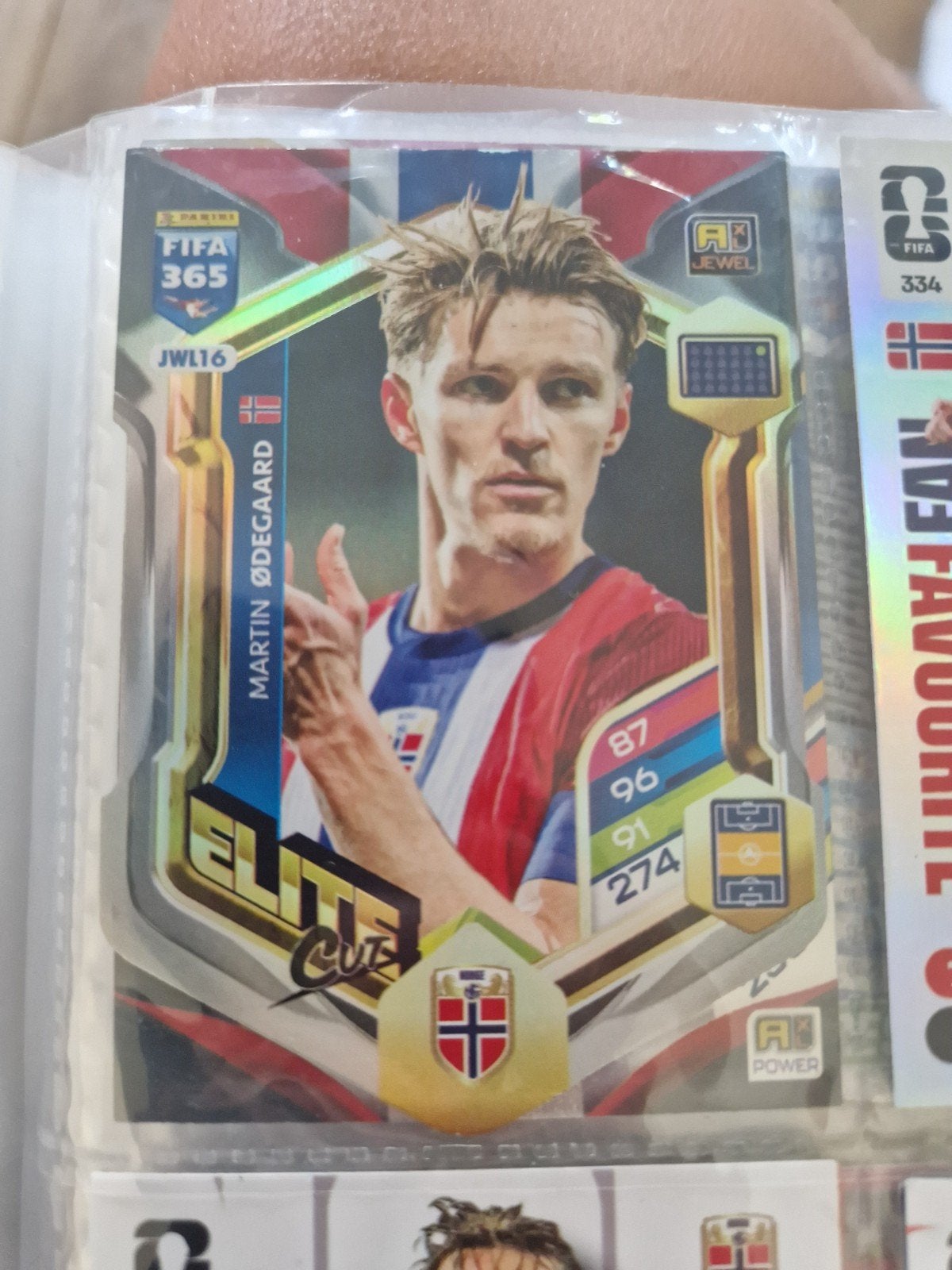 Cut elite odegard Norway 2026 panini, Ophalen, Zo goed als nieuw, Plaatje