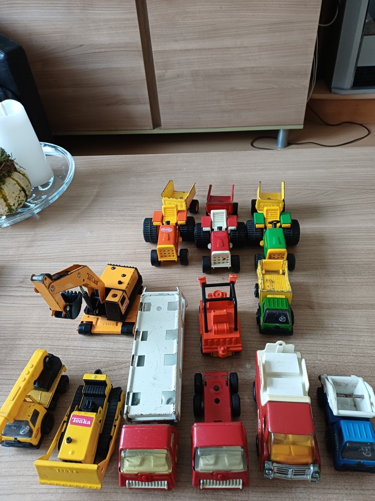 Antieke Tonka Race Auto.politie auto/licht/Geluid enz, Ophalen of Verzenden, Gebruikt