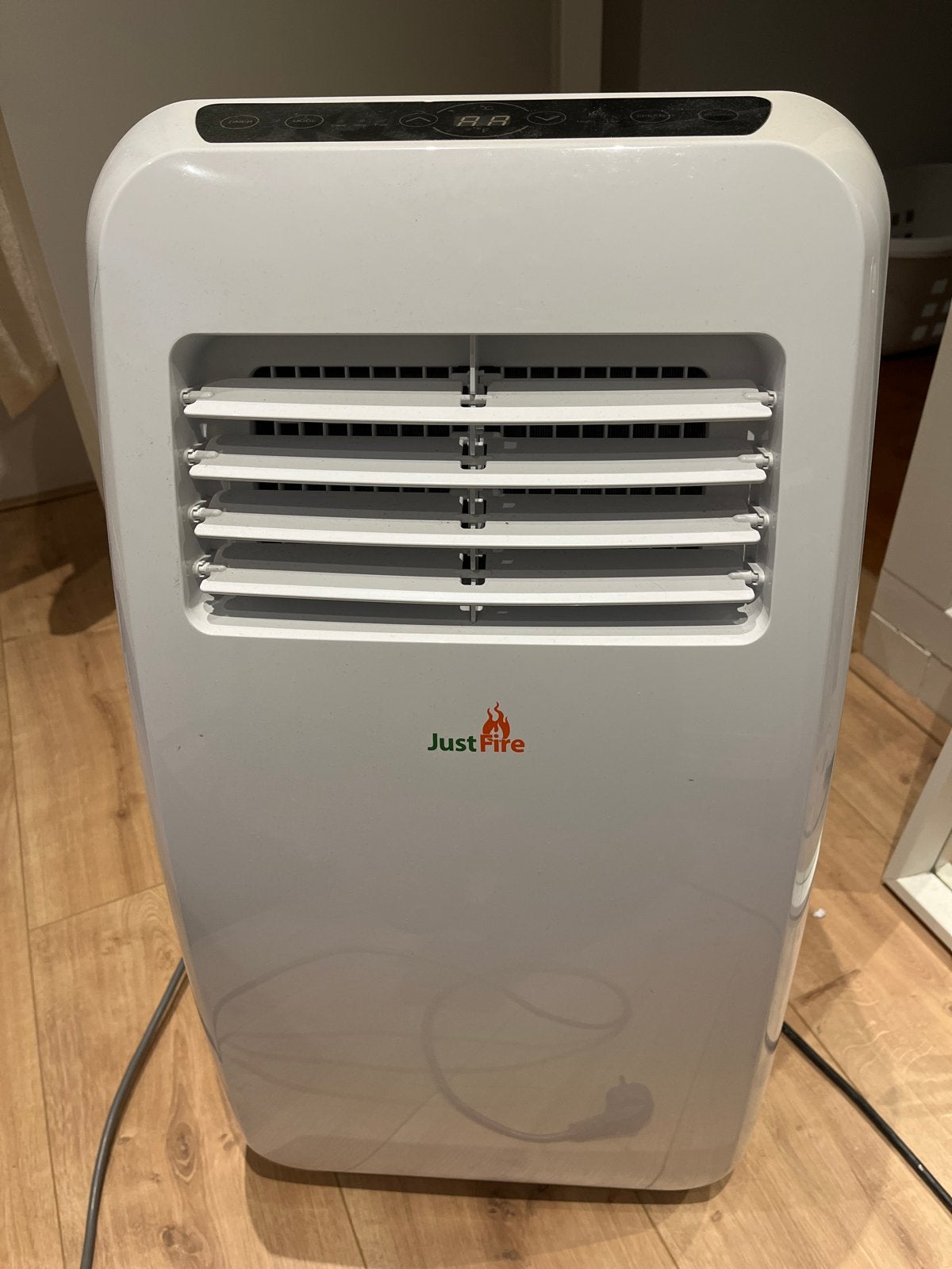 Just Fire Mobiele Airco - Koelen, Ventileren, Ontvochtigen, Witgoed en Apparatuur, Ophalen, Gebruikt, Minder dan 60 m³, 2 snelheden