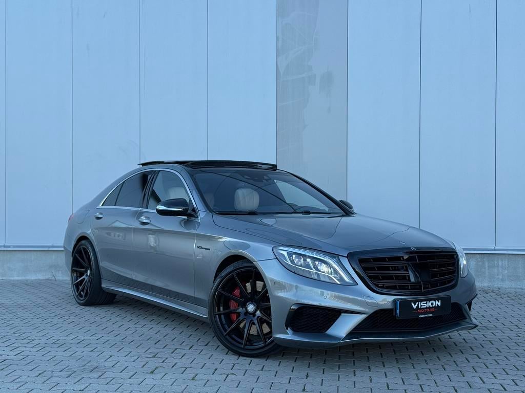 Mercedes S63 AMG 5.5 V8 - Pano - Nightvision - Carplay - HUD, Auto's, Automaat, Achterwielaandrijving, Parkeerassistent, Leder