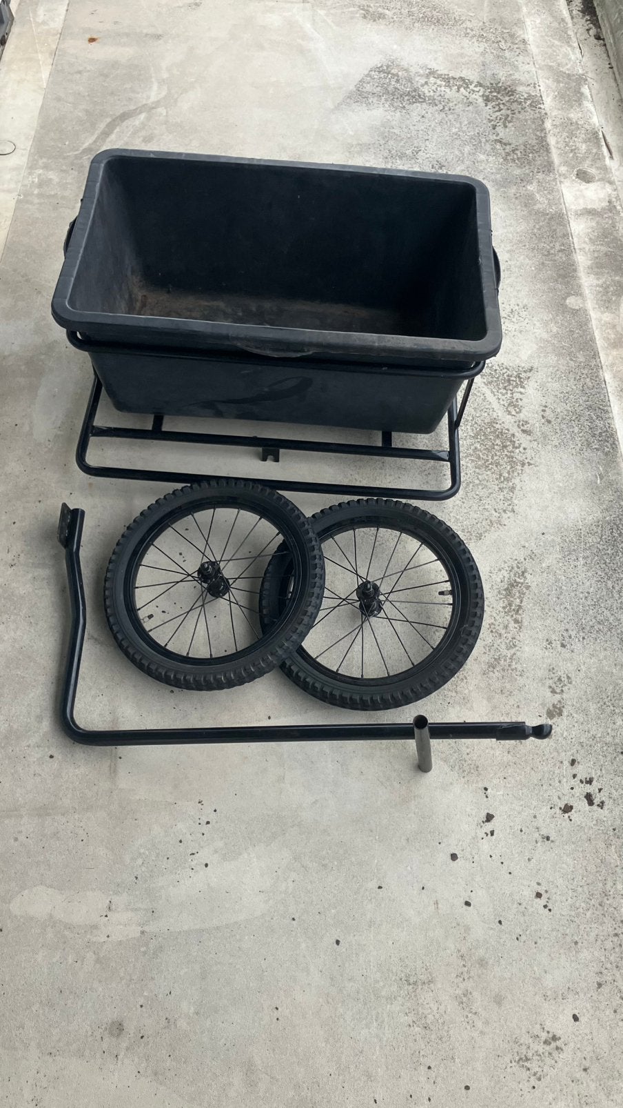 Te koop: fiets kar, Ophalen of Verzenden, Zo goed als nieuw, Bagagekar, 60 tot 80 kg