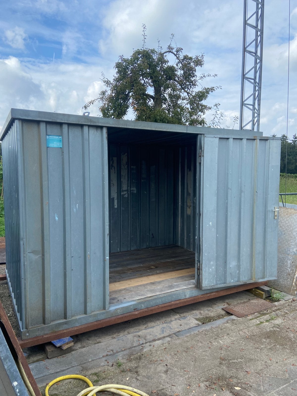 Materiaal container, Ophalen, Gebruikt, Metaal, Containerberging