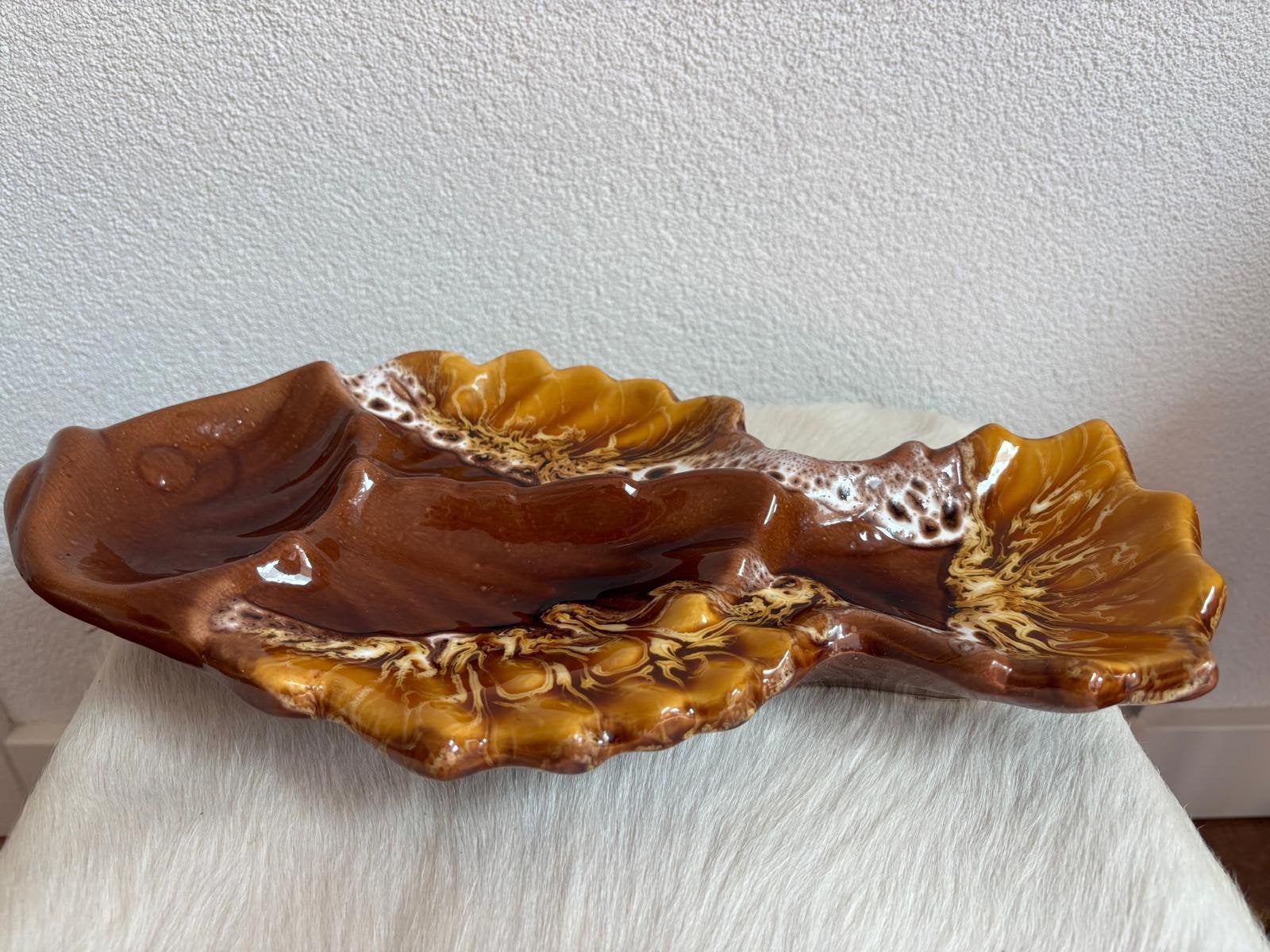 Vallauris, vis, keramiek, Frans, 36 x19 cm, Antiek en Kunst, Ophalen of Verzenden