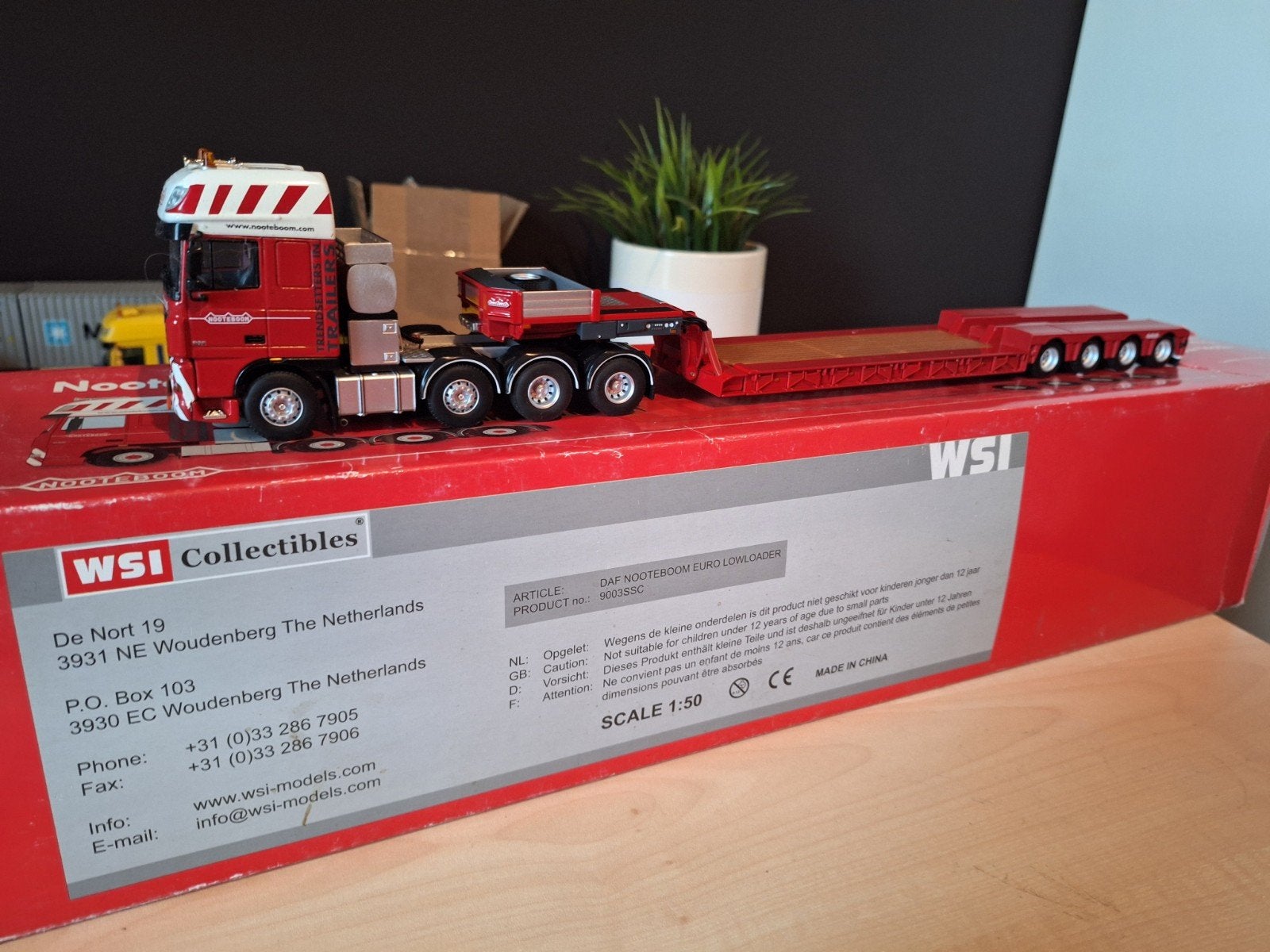 Daf Nooteboom euro lowloader, Ophalen of Verzenden, Nieuw, Bus of Vrachtwagen, Wsi