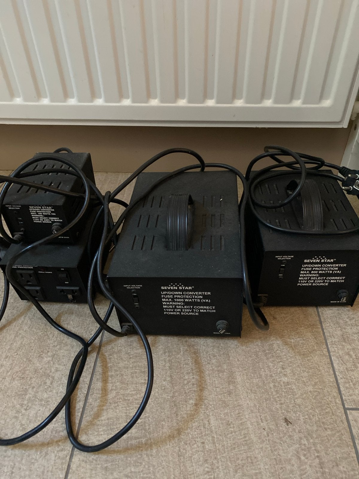 Seven Star Up/Down Converters (4 stuks), Ophalen, Gebruikt