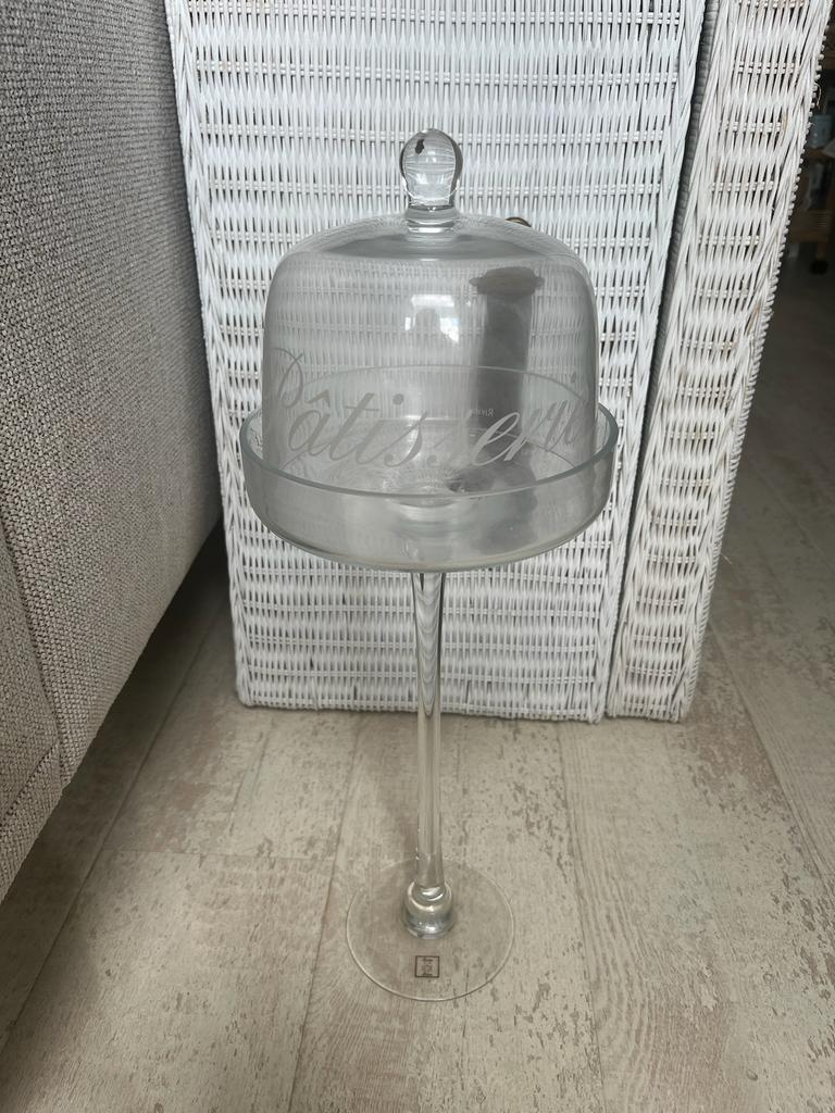 Te koop: glazen Rivièra Maison Pâtisserie stolp/etagère, Ophalen of Verzenden, Nieuw