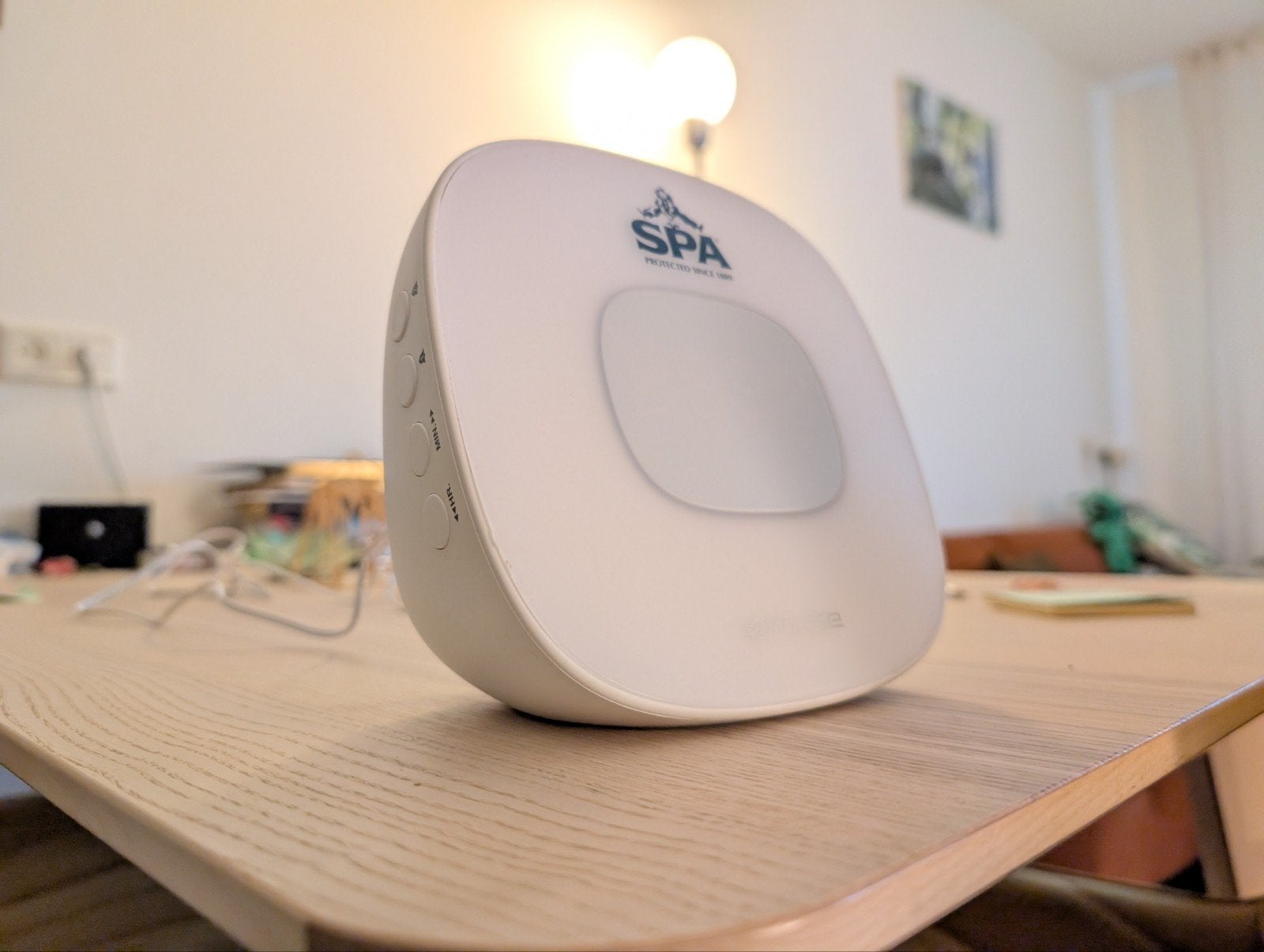 Muse Light Clock Radio PLL ML-198 CR met Spa logo - SPA edit, Ophalen of Verzenden, Zo goed als nieuw, Digitaal