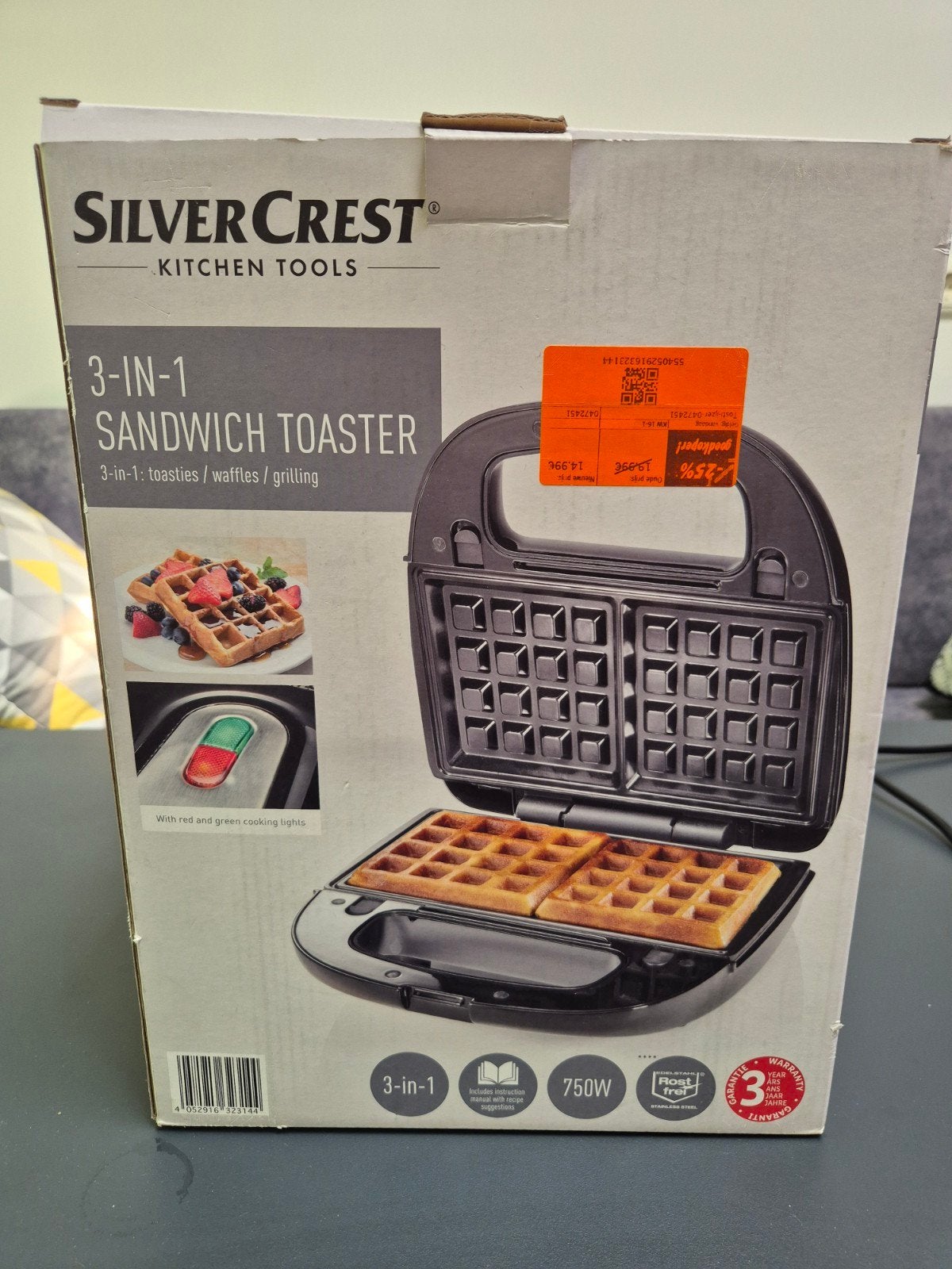 Nieuwe  Sandwich toaster, Ophalen, Nieuw