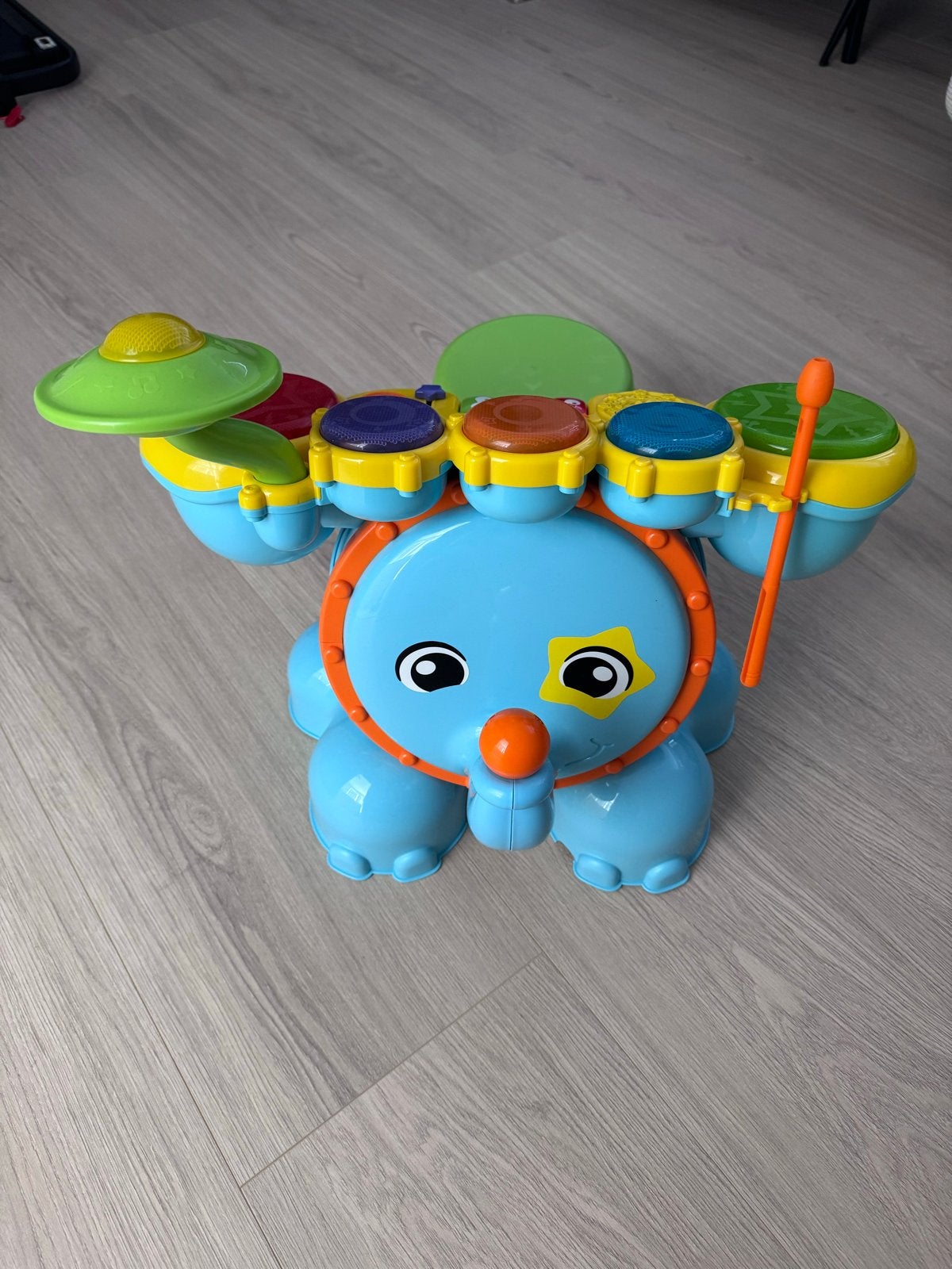 VTech Rock & Leer Drumstel met Krukje, Kinderen en Baby's, Speelgoed | Vtech, Ophalen, Gebruikt, 6 maanden tot 2 jaar