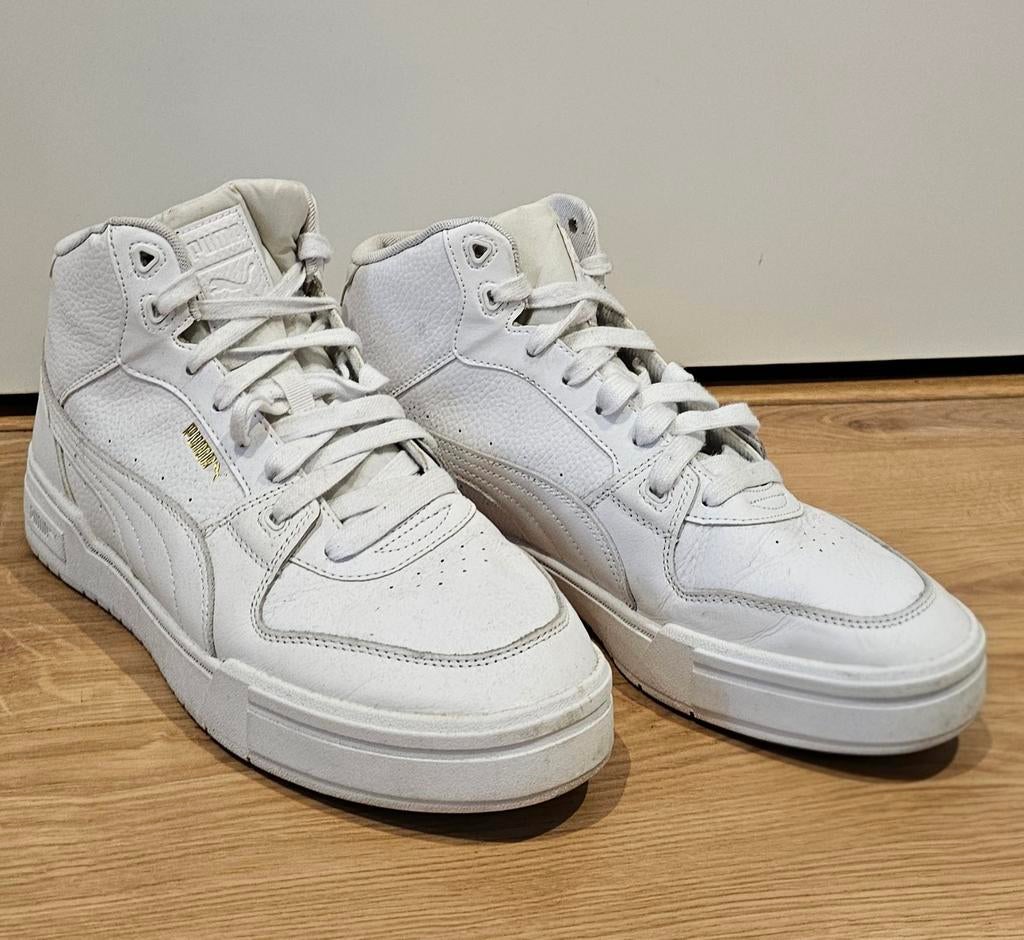 Witte Puma Sneakers - Maat 45, Kleding | Heren, Schoenen, Puma, Wit, Ophalen of Verzenden, Sneakers of Gympen