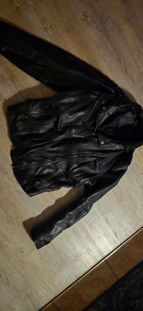 Leren dames jas van black premium EMP maat 44, Ophalen of Verzenden, Zo goed als nieuw
