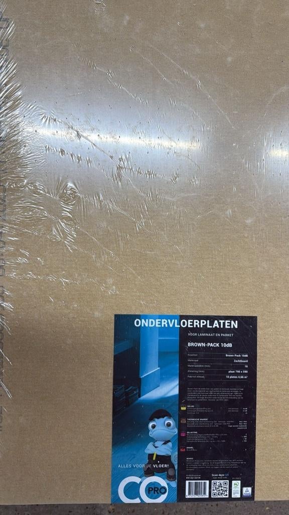 Ondervloerplaten Brown-pack, Ophalen, Overige materialen, 30 cm of meer, 50 tot 150 cm