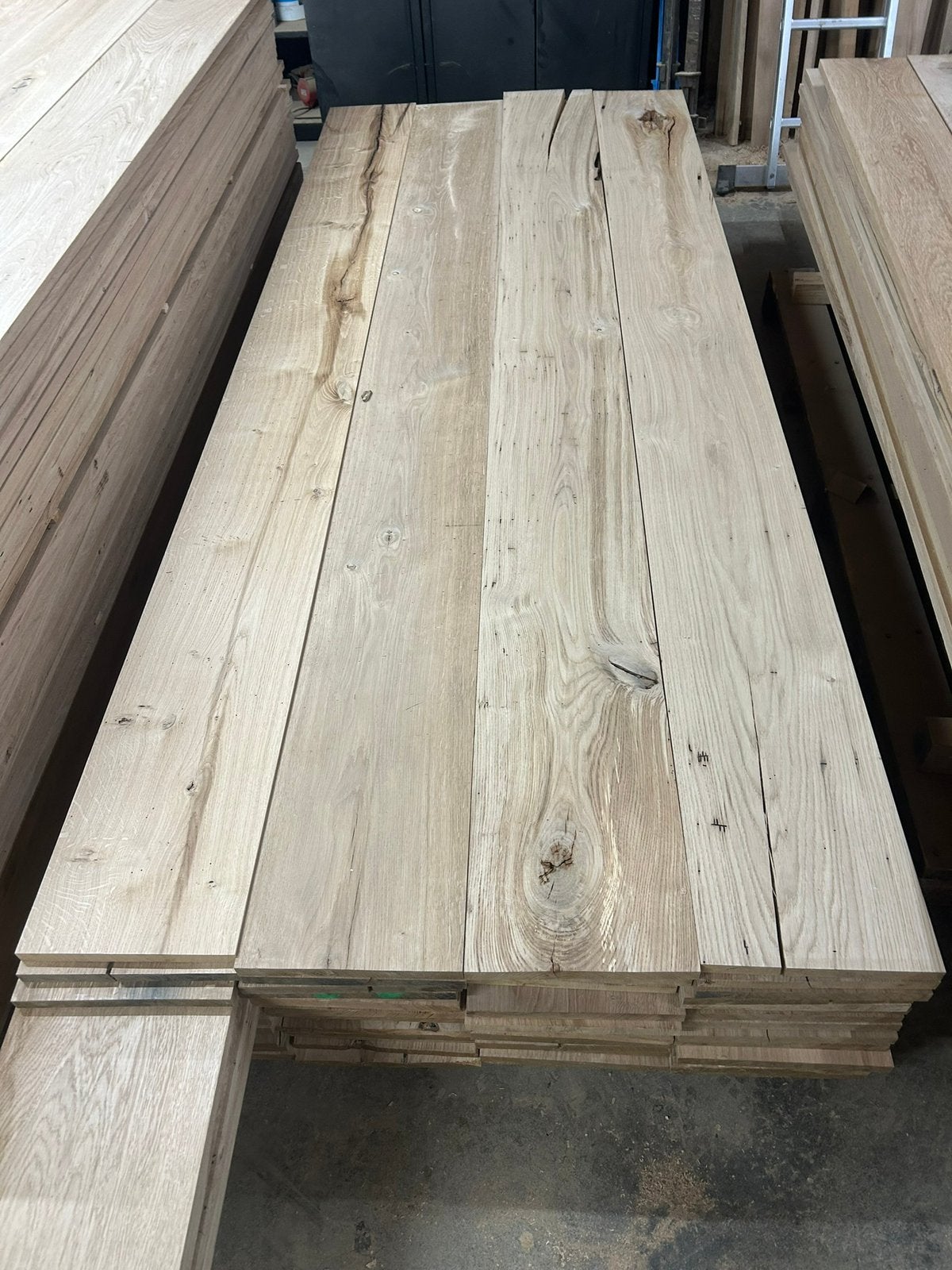 Eiken te koop. B keus 250x20 mm, Doe-het-zelf en Verbouw, Hout en Planken, Minder dan 25 mm, Eiken, Nieuw, Ophalen of Verzenden