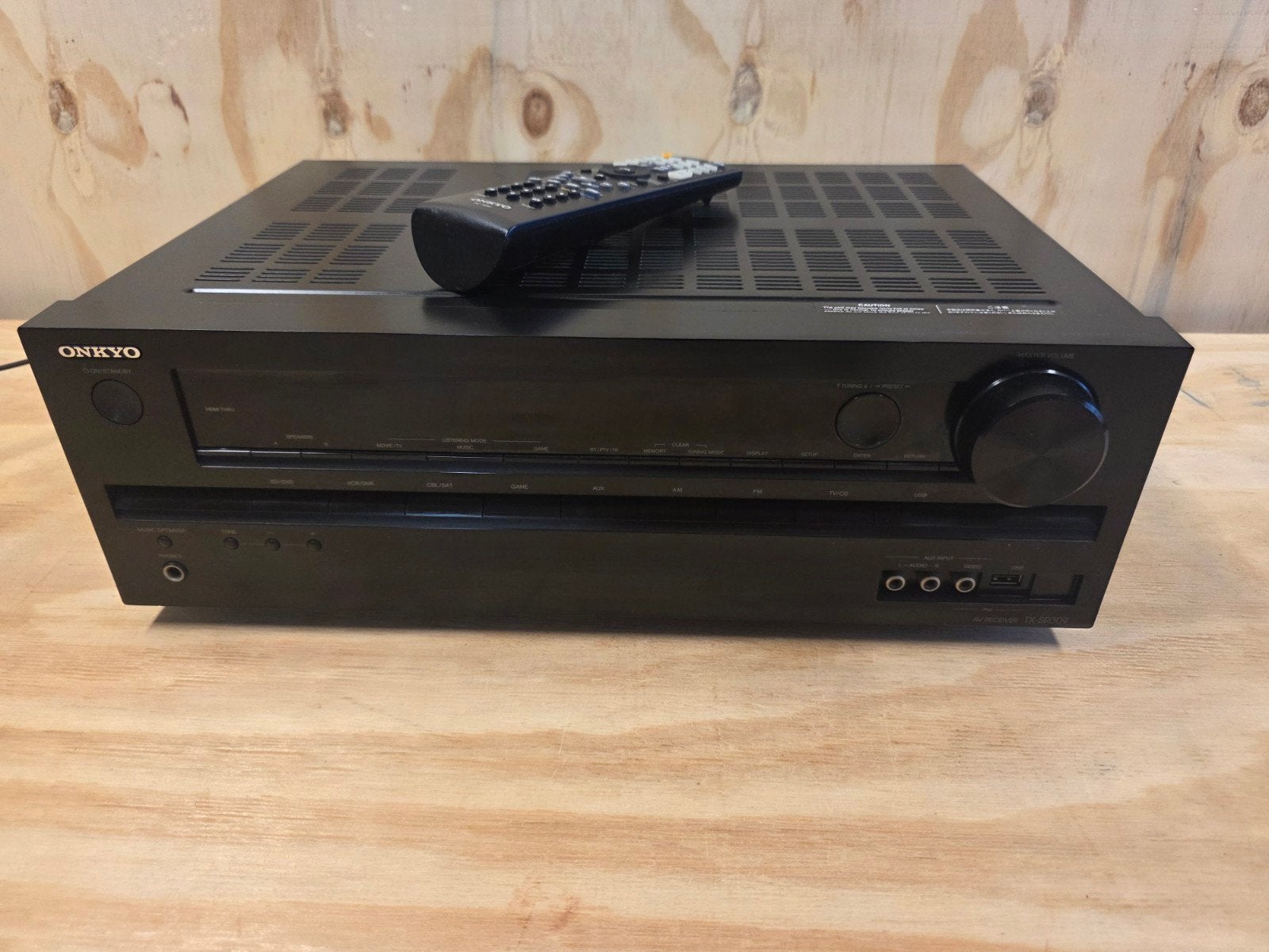 Onkyo TX-SR309 AV Receiver met afstandsbediening, Audio, Tv en Foto, Versterkers en Receivers, Gebruikt, Ophalen of Verzenden