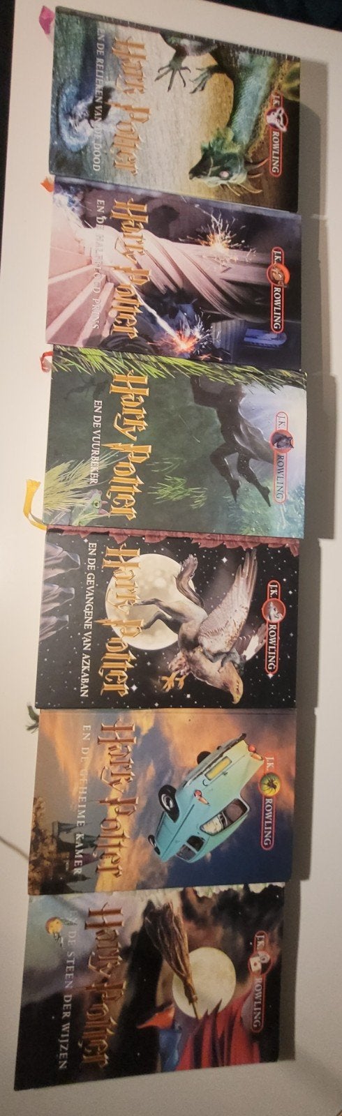 Harry Potter boeken collectie (deel 1, 2, 3, 4, 6, 7), Boeken, Ophalen of Verzenden, Zo goed als nieuw, J.K. Rowling, Fictie