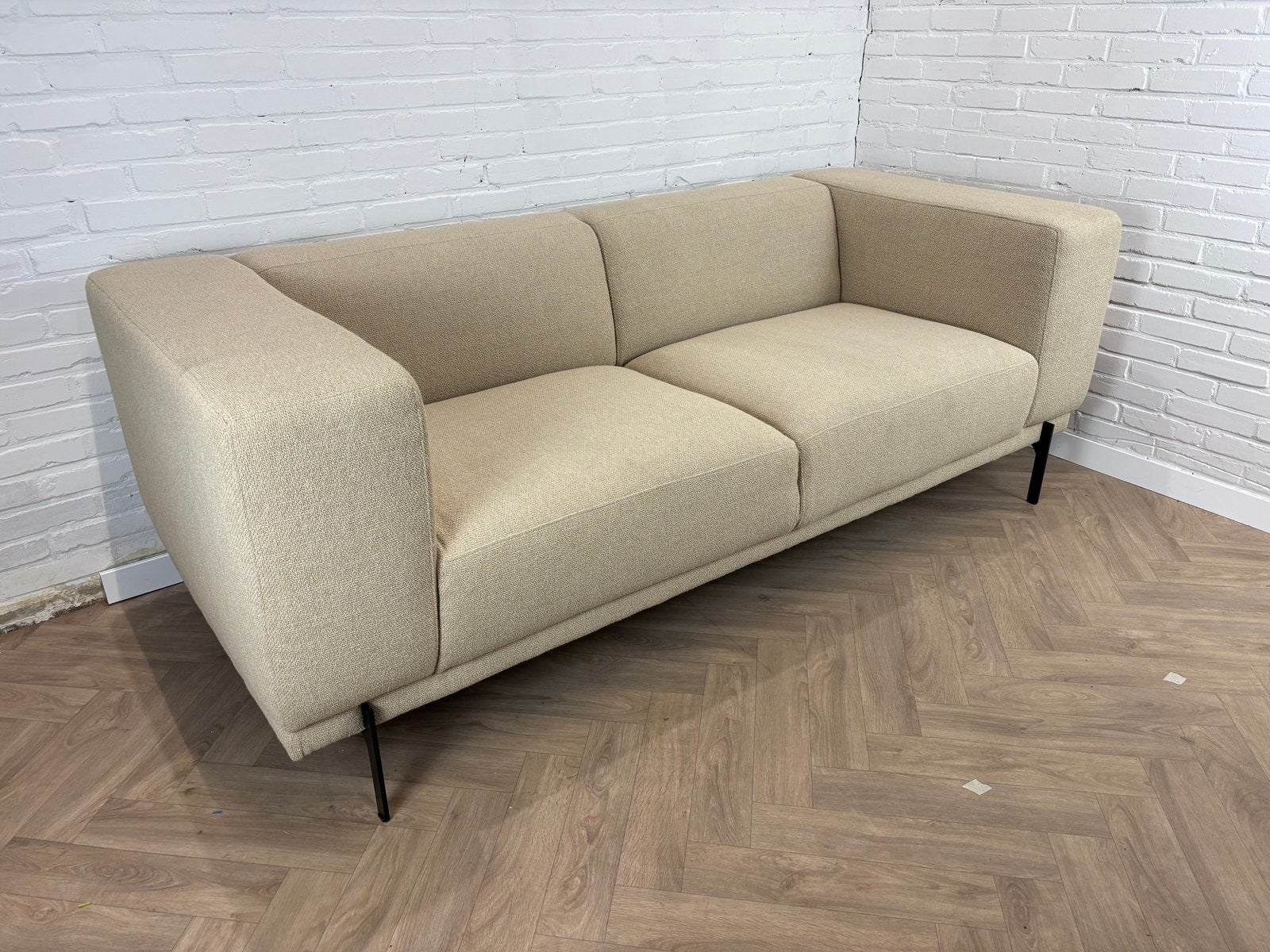 Studio Henk Cave bank 2,5 zits, Huis en Inrichting, Ophalen, Tweepersoons, 75 tot 100 cm, Zo goed als nieuw