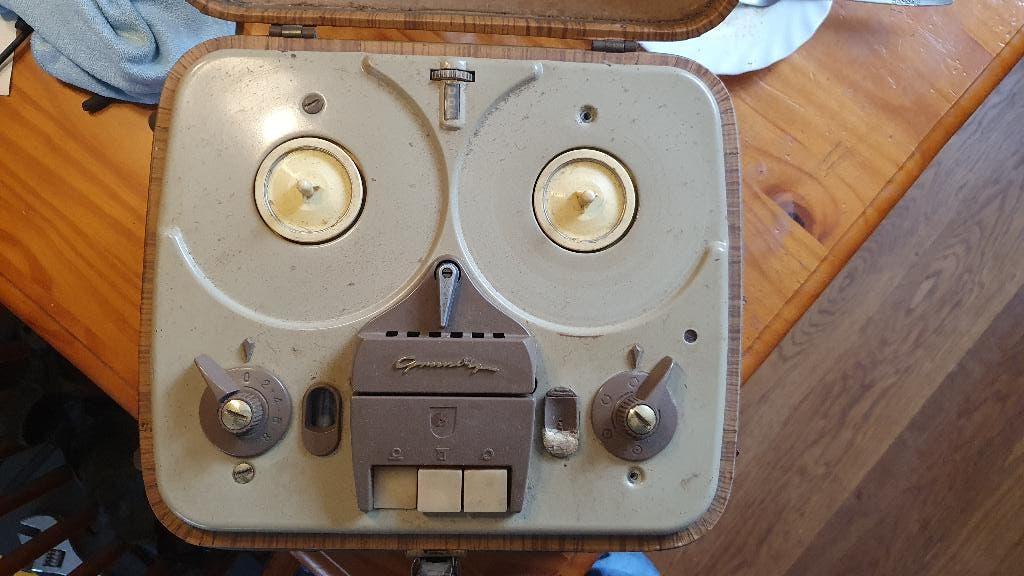Grundig TK5, Audio, Tv en Foto, Bandrecorders, Ophalen, Bandrecorder, Met stofkap