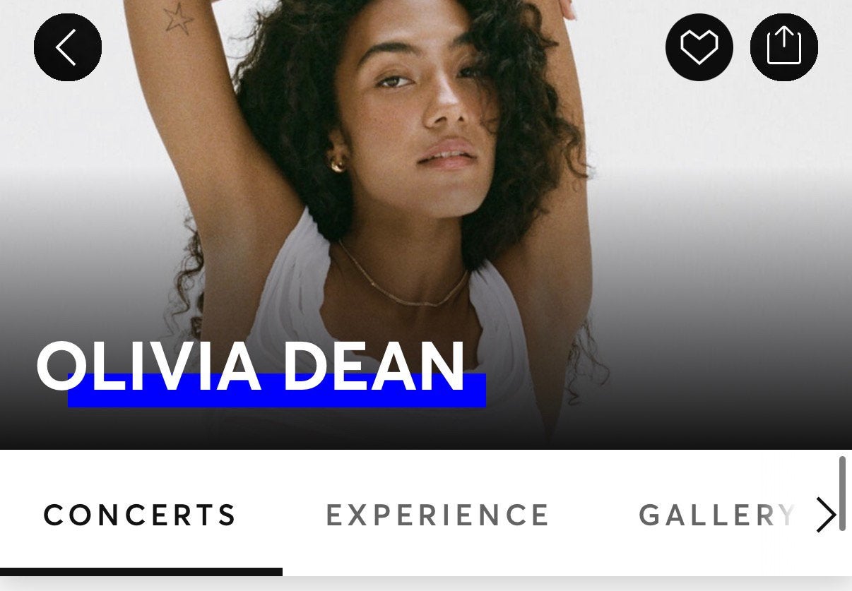 1X staanplaats olivia dean, Eén persoon, Juni